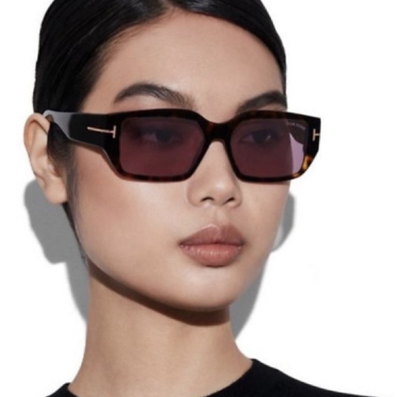 TOM FORD Silvano-02 Havana/Violet Sunglasses TF989
